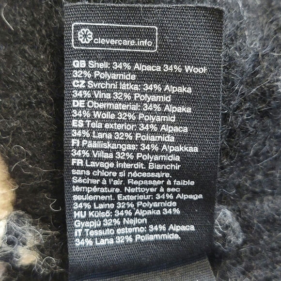 And Other Stories Yin Yang Colorblock Alpaca Wool Crew Neck Sweater Size XS - Picture 13 of 16